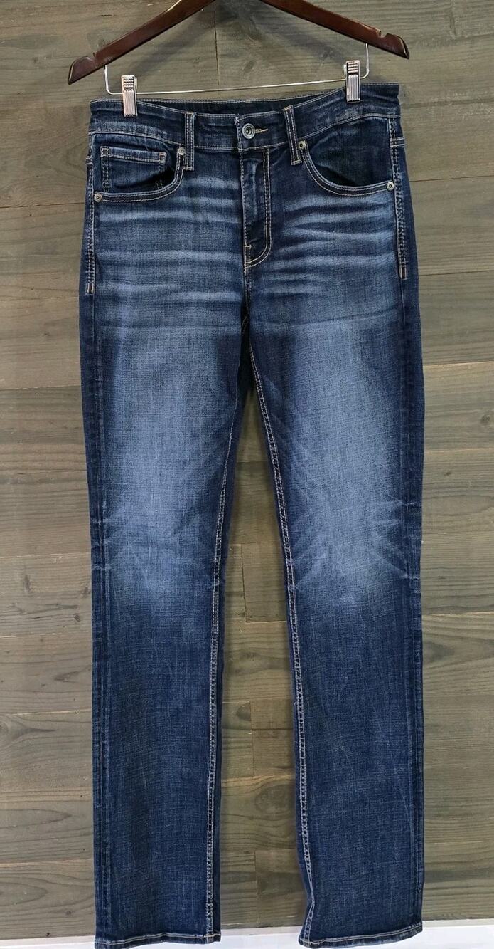 BKE Jake Jeans Mens 32x38 Straight Leg Denim Classic Casual Distressed Work
